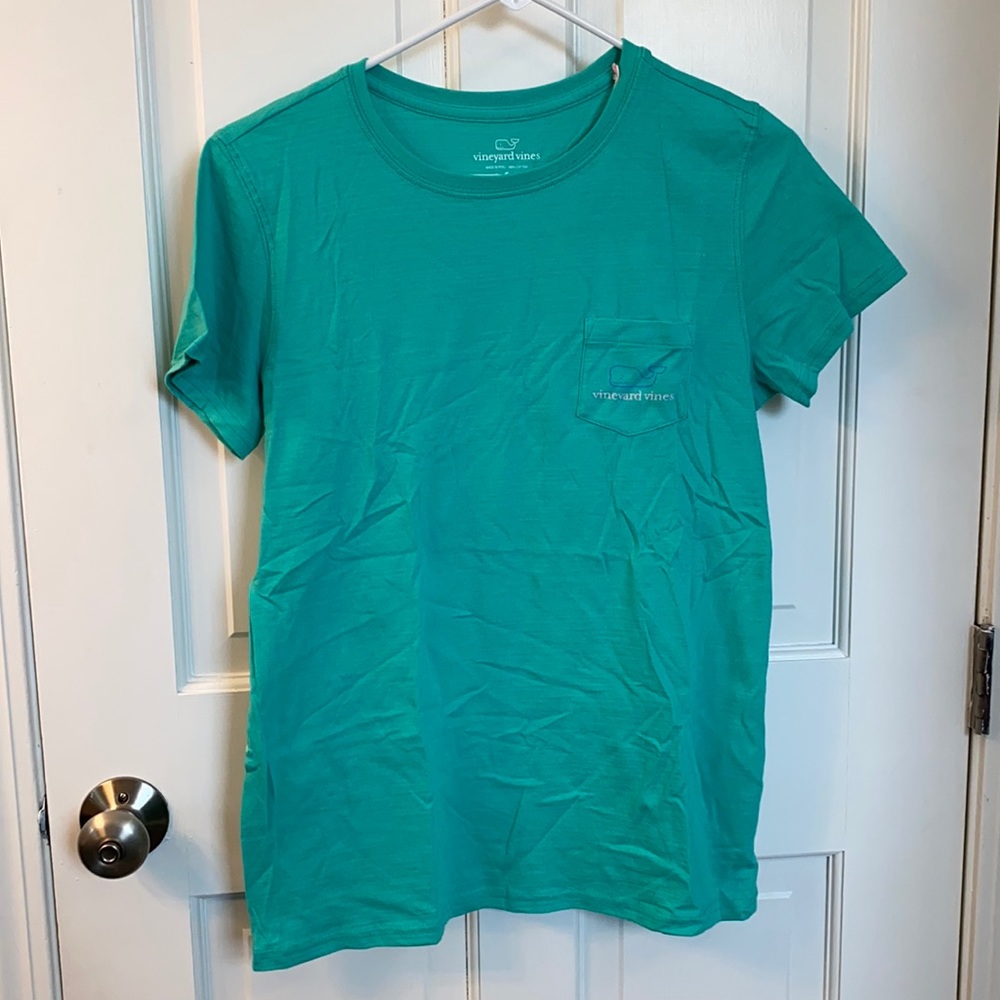Vineyard Vines Aquinnah Aqua T-shirt  Small NWT